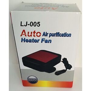 Portable Car Heater/ Cooler ,12V 200W Fast Heating Defroster 2 in 1 NEW